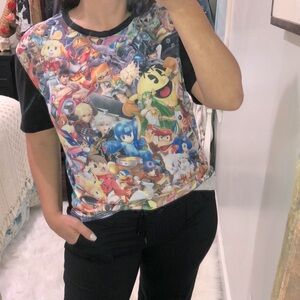 Super smash brothers size XLarge GameStop T-shirt